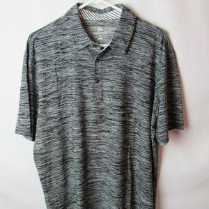 BNWT XL MEN'S SPRING SEASON GOLF SHIRT POLO BLACK/GREY  #1607